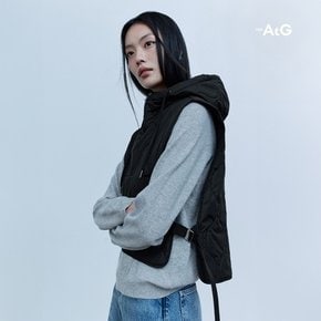 [The AtG] 더엣지 24FW 모아레 퀼팅 후드 베스트