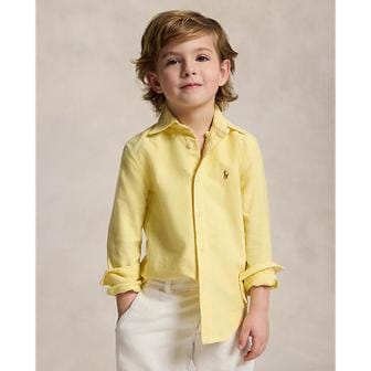 폴로 랄프 로렌 폴로 키즈 남아 2-7세 아이코닉 옥스포드 셔츠(CWPOWOVB6820671700)