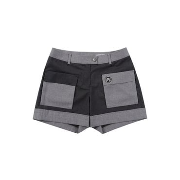 MARTINE GOLF [정상가 298000원]여성 아웃포켓 롤업 숏팬츠 그레이 (Q0C710334)