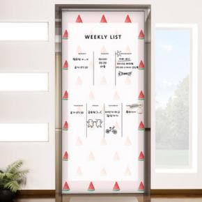 아트박스/꾸밈 cs422-칠판현관문시트지_조각수박패턴