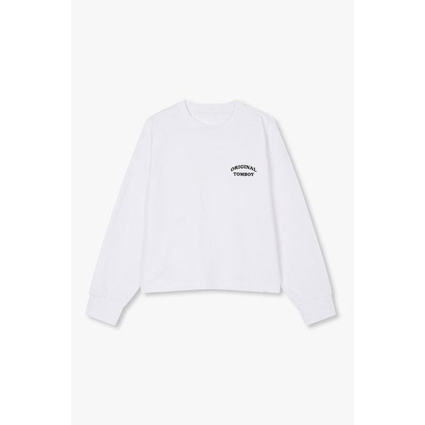 원포인트 크롭 티셔츠 91F5422771002