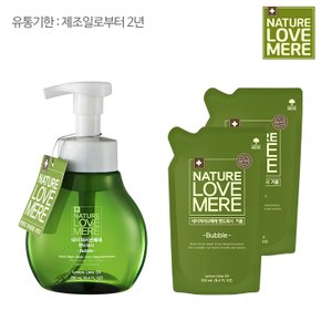 유아 핸드워시 거품용기형 280ml 1개 + 리필형 250ml 2팩