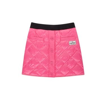 MARTINE GOLF [정상가 378000원]여성 패딩 퀼팅 구스다운 스커트 D핑크 (Q0CS40174)