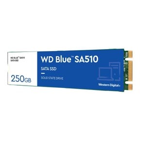 SSD 250GB WD Blue SA510 M.2-2280 SATA WDS250G3B0B-EC 웨스턴 디지털 내장 [국내 정규