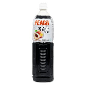 자연미가 해썹유나인 복숭아 홍차 1.5리터x1병 /쥬스음료베이스