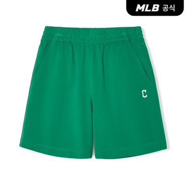 MLB [코리아공식]베이직 스몰로고 5부 반바지 CLE (Green)