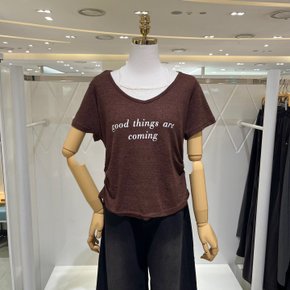 [AK수원점] [밸리걸] 레터링 홀터넥 레이어드 티셔츠 629770