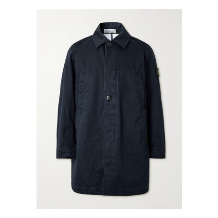 스톤아일랜드 가먼트 다이 오가닉 라소 고마토 3L 코트 블루 1647597359677010