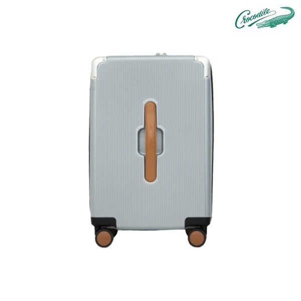 크로커다일 올림포스 메탈 기내용 캐리어 20인치 - 실버