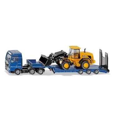 나비타월드 [시쿠] MAN TGX 로우로더 트럭과 JCB 휠 로더