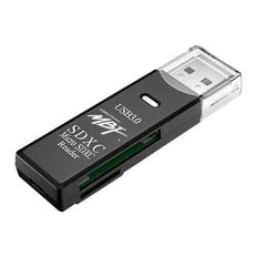 엠비에프 USB 3.0 블랙박스 SD 멀티 카드리더기 블랙 MBF-U3CR-BK