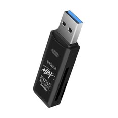 엠비에프 USB 3.0 블랙박스 SD 멀티 카드리더기 블랙 MBF-U3CR-BK