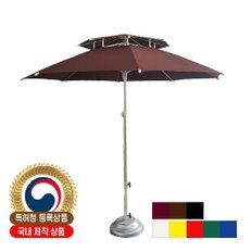 프리미엄 산들바람 파라솔(와인/브라운/블랙)Φ2300 (받침대 별매)