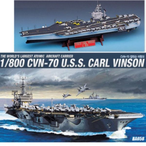 아카데미 항공모함 칼빈슨 CVN-70 1대800