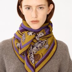 [이누이에디션] CARRE LABYRINTHE PURPLE SCARF_INCA201LA05