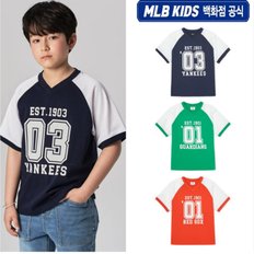 24SS 바시티 빅로고 반팔 티셔츠  7ATSV0543 (3color)