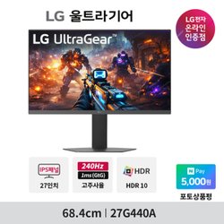 LG 27인치 240Hz 게이밍 모니터 27G440A