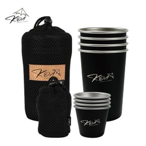 [무료배송]코아 브릭 다용도 캠핑컵 350ml 4P세트
