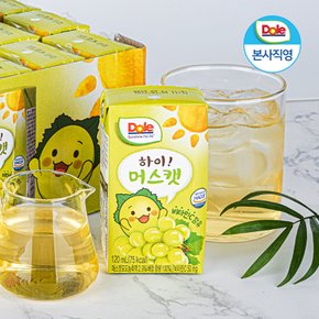 Dole 하이 주스 120ml 4종 (애플, 머스캣, 오렌지, 피치)