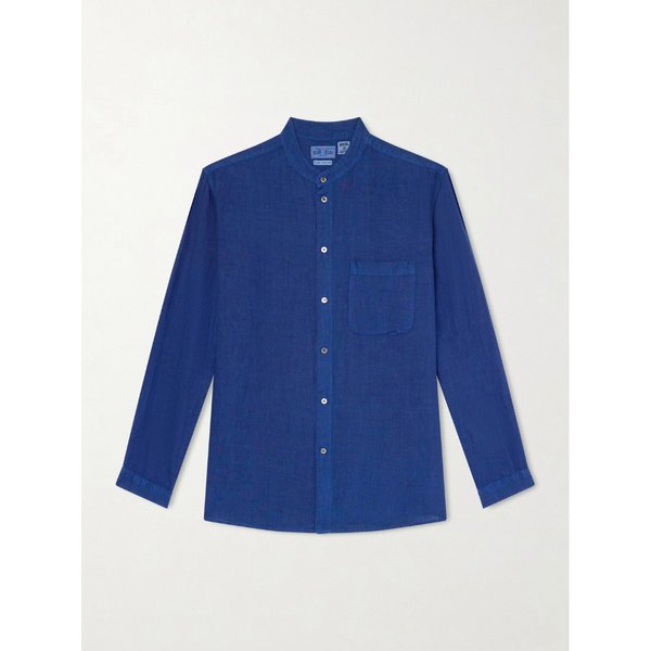 블루블루재팬 그랜드대드 칼라 리넨 샴브레이 셔츠 46376663162963339