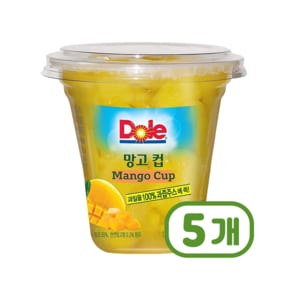 Dole 돌 후룻컵 망고컵 198g x 5개