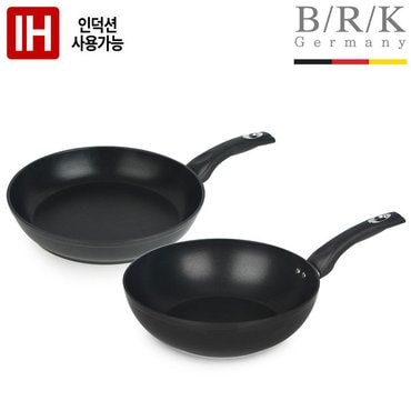 BRK 스마트 인덕션 후라이팬 2종세트 (28cm+28wok)