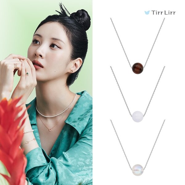 다즐링 실버화이트 목걸이 7종 택1