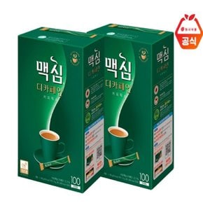 맥심 디카페인 커피믹스 100T X 2개