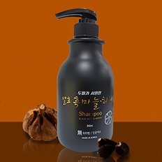 발효 흑마늘 헤나 샴푸 500ml 친환경 계면 활성제 갱년기 두피 모발 탄력 보색