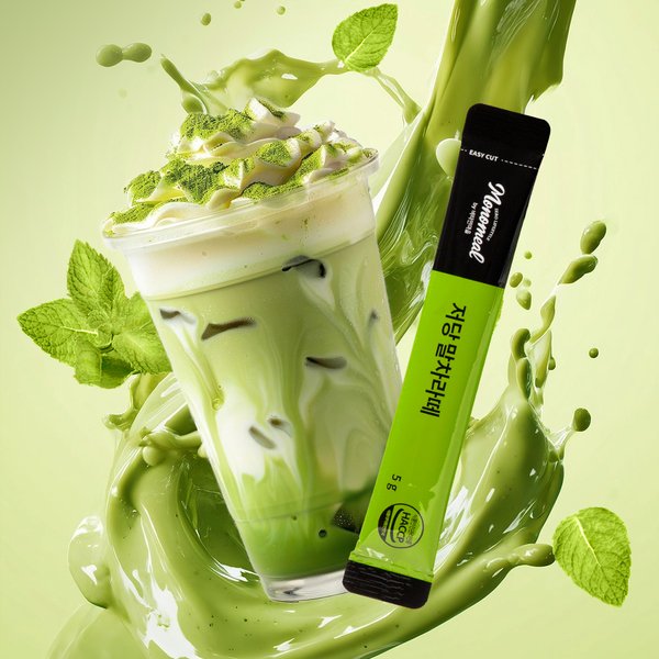 모노밀 알룰로스 저당 말차라떼 10포 x 1박스 (총10포)