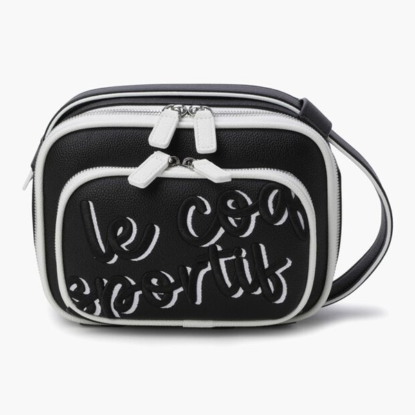 [여주점] 여성 레터링 자수 포인트 스퀘어 파우치 GQ122LBG13