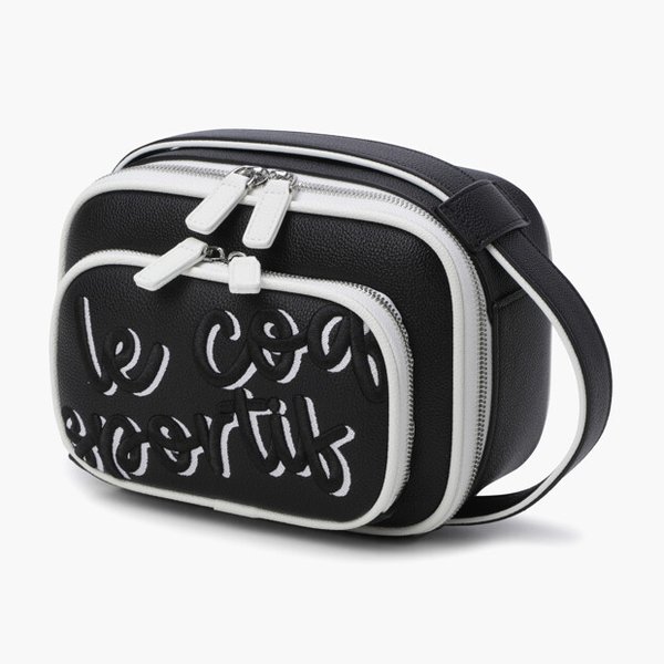 [여주점] 여성 레터링 자수 포인트 스퀘어 파우치 GQ122LBG13