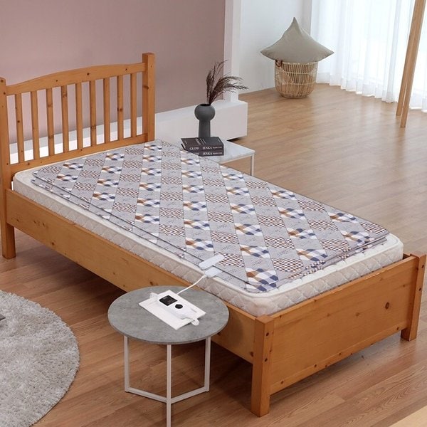 스타일리쉬 스마트 워셔블 카본 전기매트_싱글+싱글(90x180)_디지털(원난방)