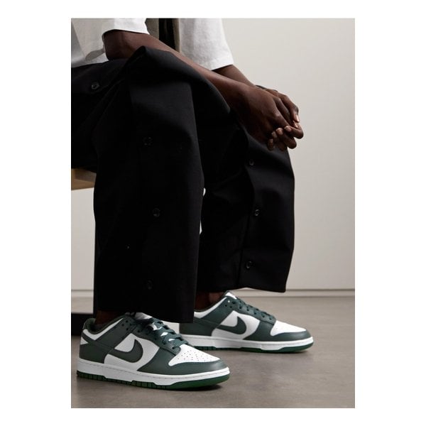 덩크 로우 가죽 스니커즈 다크 그린 1647597350529126