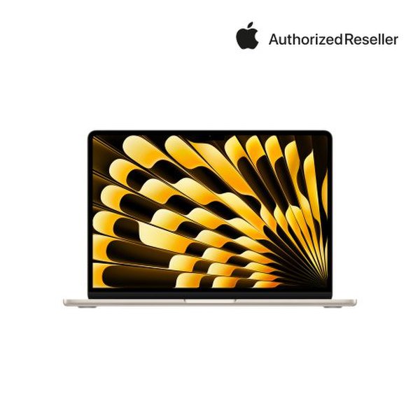 맥북에어 13 M4 (CPU 10코어/GPU 10코어) RAM 24GB SSD 512GB 스타라이트 MC6A4KH/A