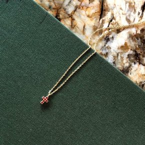 [ELYONA fine] 14k gold Mini Cross Necklace