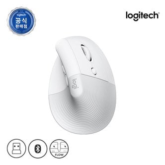 Logitech 로지텍코리아 LIFT for mac 컴팩트 인체공학 무선 블루투스 버티컬 마우스