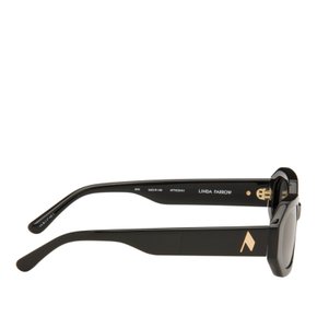 블랙 Linda Farrow 아이린 선글라스 ATTICO14C1SUN Black/ Yellow Gold/