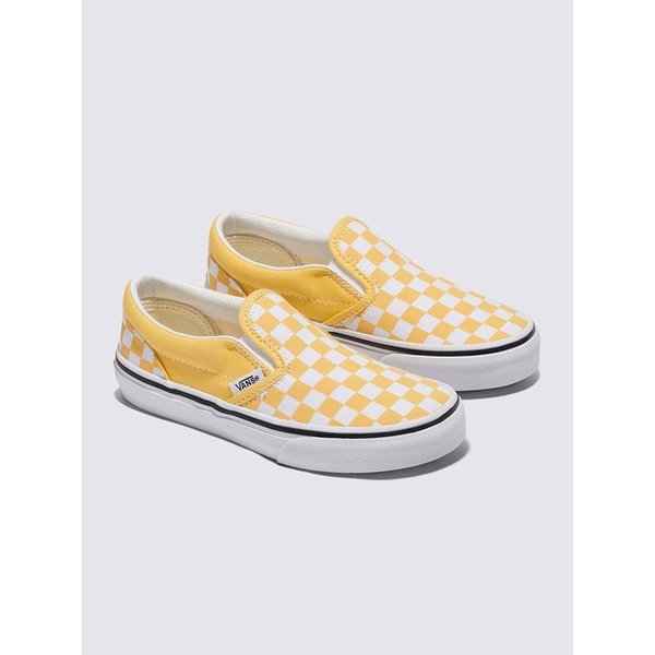 [반스 공식] 키즈 컬러 띠어리 체커보드 Classic Slip-On 클래식 슬립온 / VN000D0JP1T1