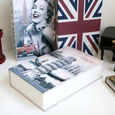 핫트랙스 NEW 시크릿 북세이프 책금고 다이얼형 - 피사의 사탑