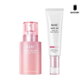 AHC 톤업 벨벳 크림 55g (NO 케이스) + AHC 세이프온 톤업 선크림 50ml _M (S18086422)