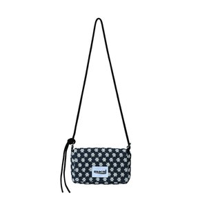 FLOWER STRING CROSS BAG BLUE