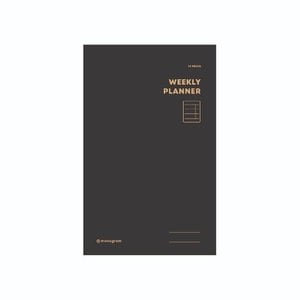  모노그램 monogram 위클리 플래너 weekly planner 16주 Pure Black 2.8 MG-45 [유진스토어]