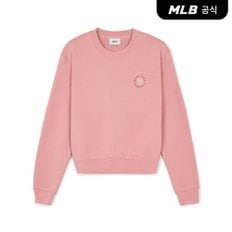 [코리아공식] [MLB] 여성 베이직 원형로고 크롭 맨투맨 (4 COLOR)