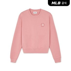 [코리아공식] [MLB] 여성 베이직 원형로고 크롭 맨투맨 (4 COLOR)