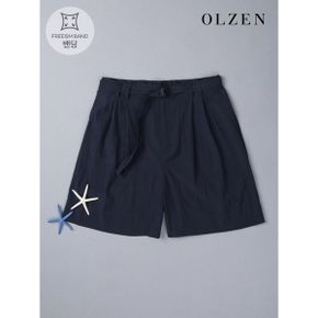 밴디드 벨트장식 핀턱주름 반바지  ZLD2PH2104 _P391833300