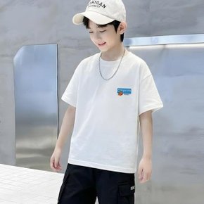 베비포 주니어 남아 반팔티 초등 캐릭터 고학년 여름 티셔츠 PT7 (5...