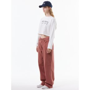 UP-306 와이드 다잉팬츠_WIDE DYEING PANTS BRICK