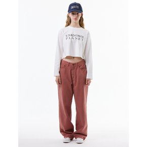 UP-306 와이드 다잉팬츠_WIDE DYEING PANTS BRICK