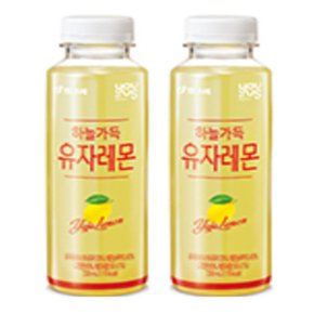 유어스 빙그레 하늘가득 유자레몬 주스 음료 페트 330ml x 18개